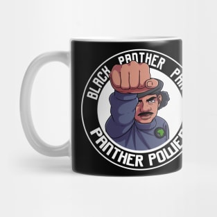 Black Panther Party Fist Logo Mug